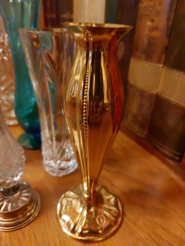 LOTE DE 6 JARRONES (CRISTAL ARQUES)