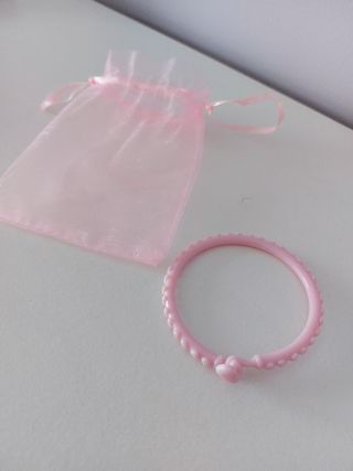 Pulseira cor de rosa