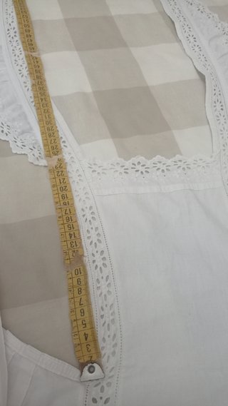🍓 Antiquísimo delantal. Vestido antiguo
