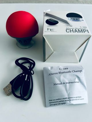 Altavoz portatil champiñon bluetooth