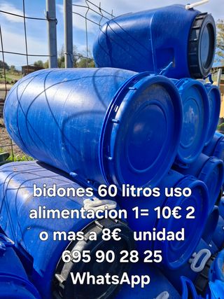 Barriles bidones depósitos