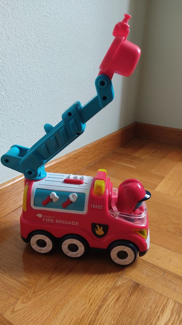 Helicóptero Skype patrulla canina/camión bomberos