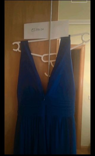 Vestido invitada azul