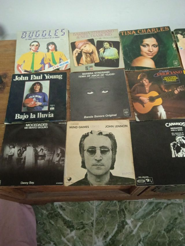 Lote 15 discos singles