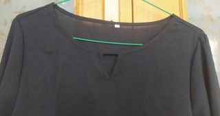 Blusa negra mujer