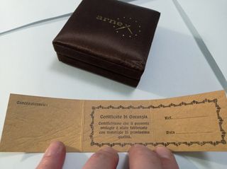 Custodia vintage Arnex + garanzia NOS