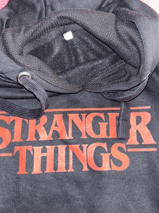 Stranger Things Sudadera con capucha con logotipo