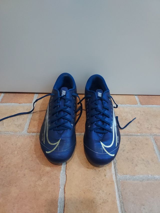 BOTAS FUTBOL NIKE MERCURIAL AZUL MARINO