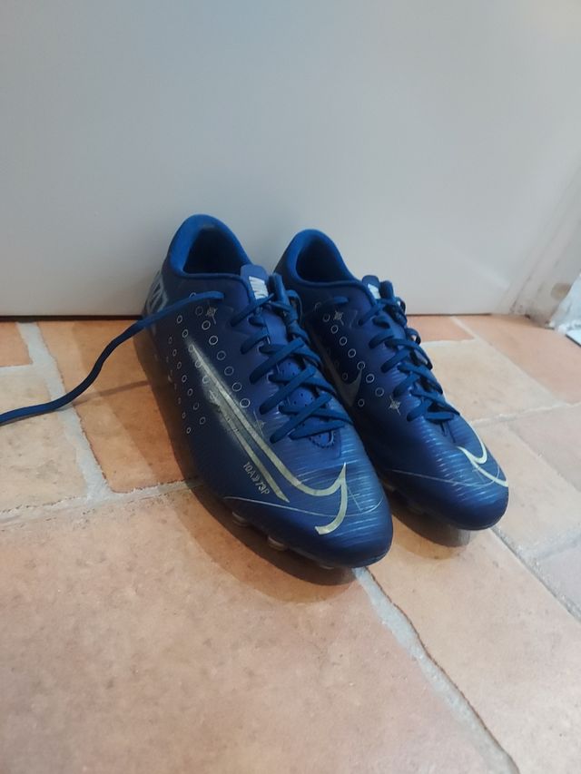 BOTAS FUTBOL NIKE MERCURIAL AZUL MARINO