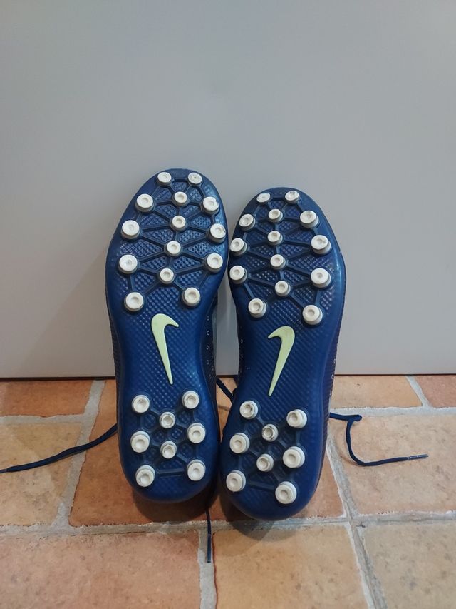 BOTAS FUTBOL NIKE MERCURIAL AZUL MARINO