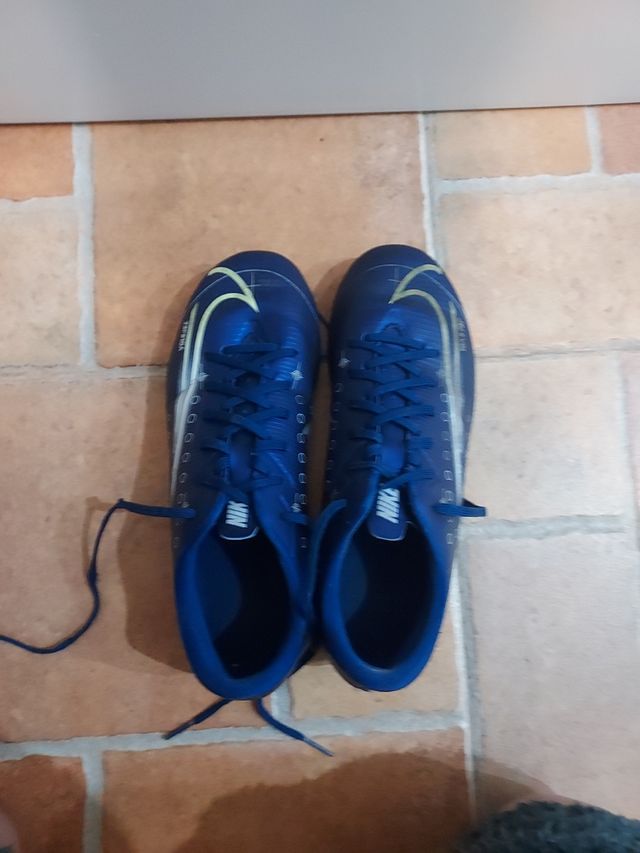 BOTAS FUTBOL NIKE MERCURIAL AZUL MARINO