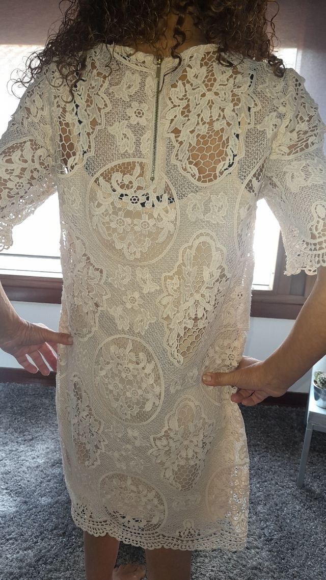 Vestido Zara Talla S Encaje