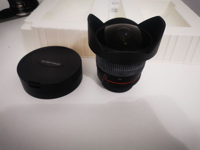 Objetivo fish eye SAMYANG