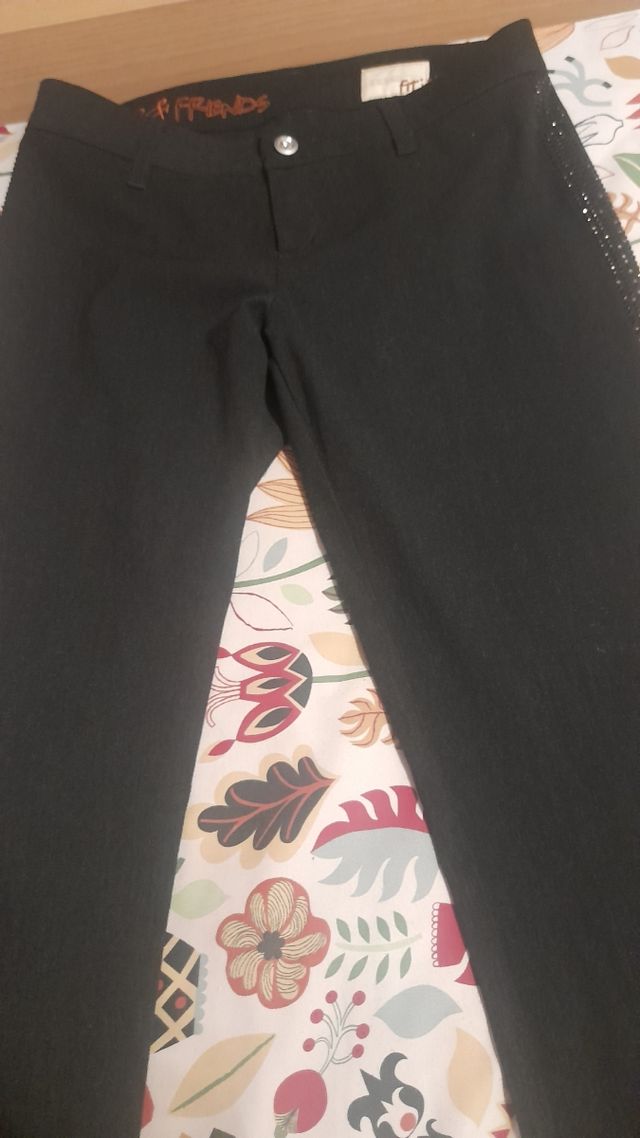 Pantalone donna MET con profili brillant