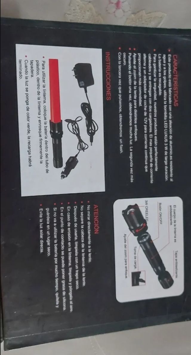 NEW linterna policial, militar, excursiones, etc.