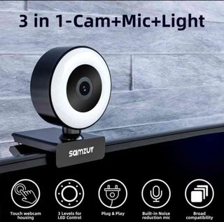 Cámara web Samzuy 1080P USB