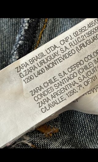 Chaqueta Tejana Zara