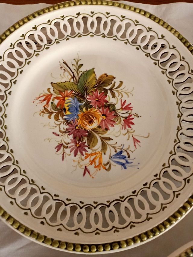 3 piatti artistici da parete