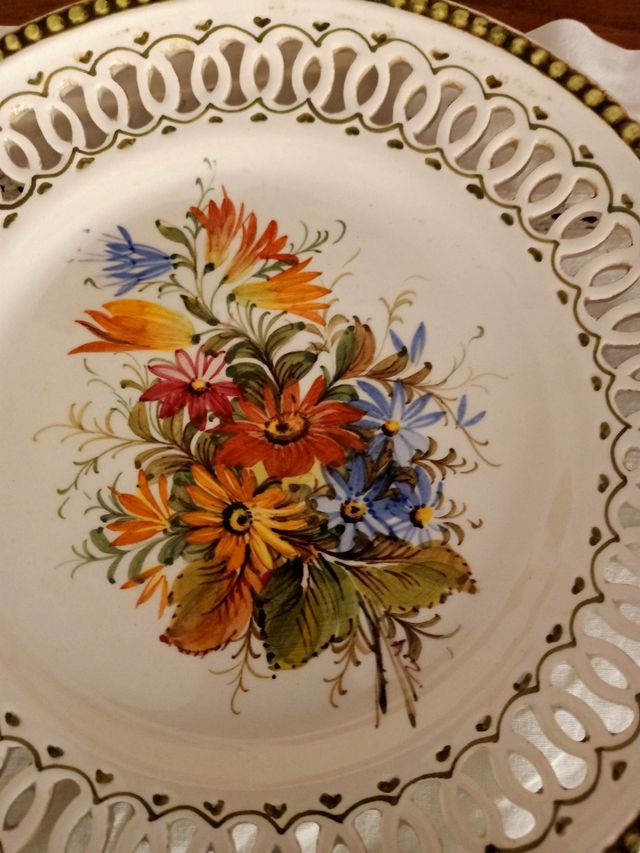 3 piatti artistici da parete