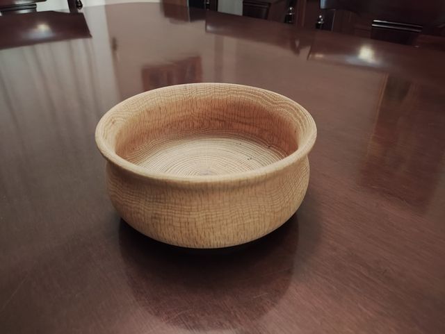 Cuenco madera de roble