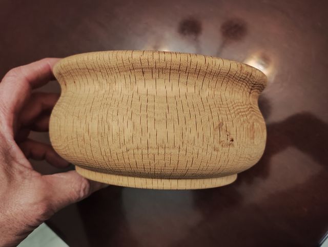 Cuenco madera de roble