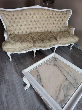 Set tavolo e poltrona vintage