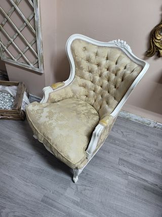 Set tavolo e poltrona vintage