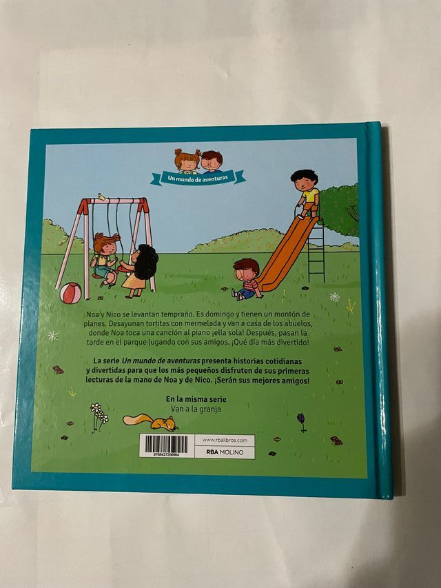 2 libros UN MUNDO DE AVENTURAS: NOA Y NICO