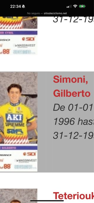 Maillot aki gipiemme - nalini - 1996