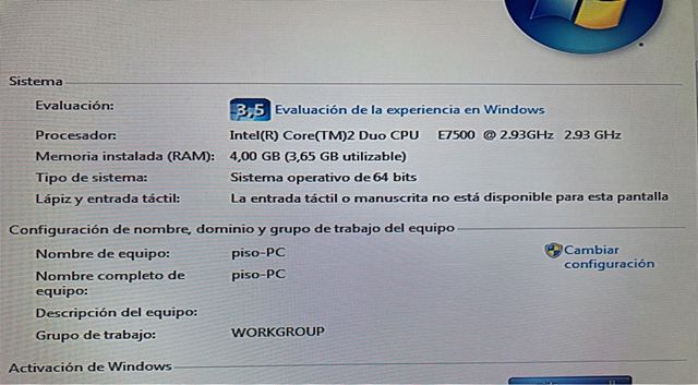 Ordenador de sobremesa FUJITSU