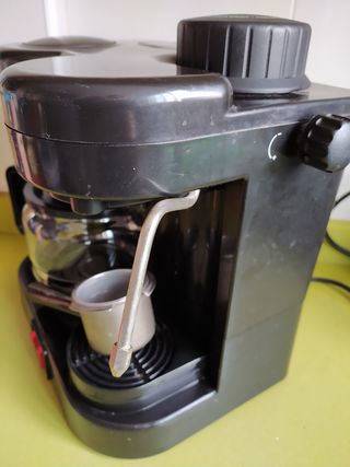 Máquina cafetera Espresso y filtro