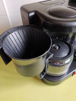 Máquina cafetera Espresso y filtro