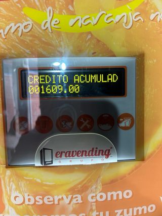 Maquina vending zumo de naranja natural