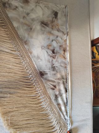 Mantoncillo flamenco beige