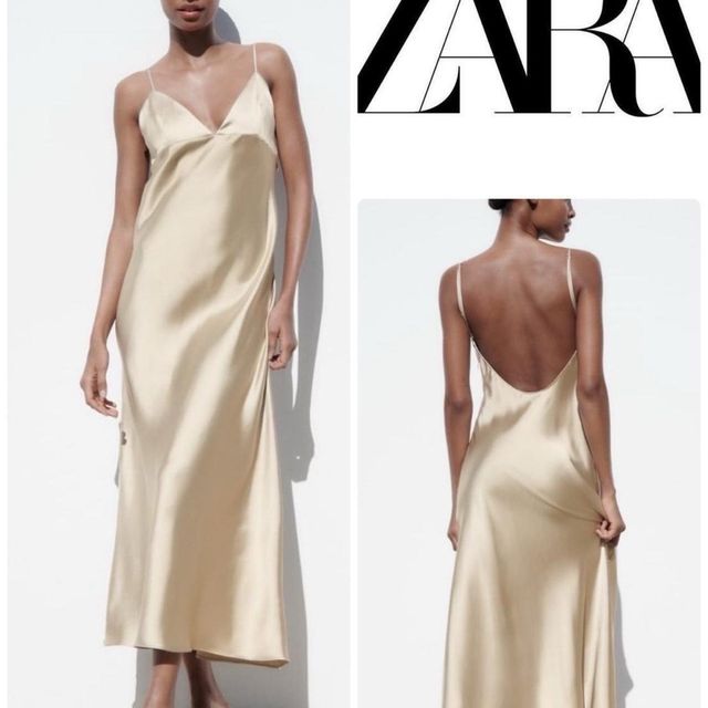 Vestido satinado lencero