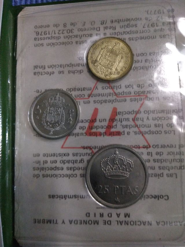 Pruebas Numismaticas 1977