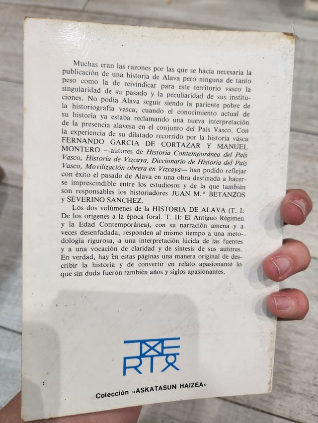 Historia de Álava García de cortazar tomó 1 época