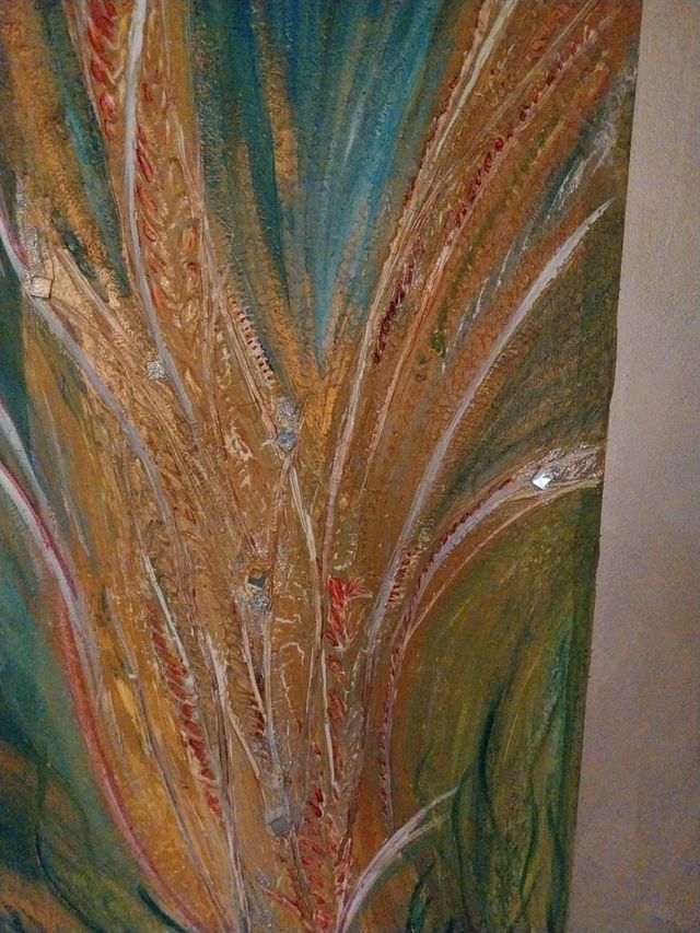 Quadro astratto Granoturco