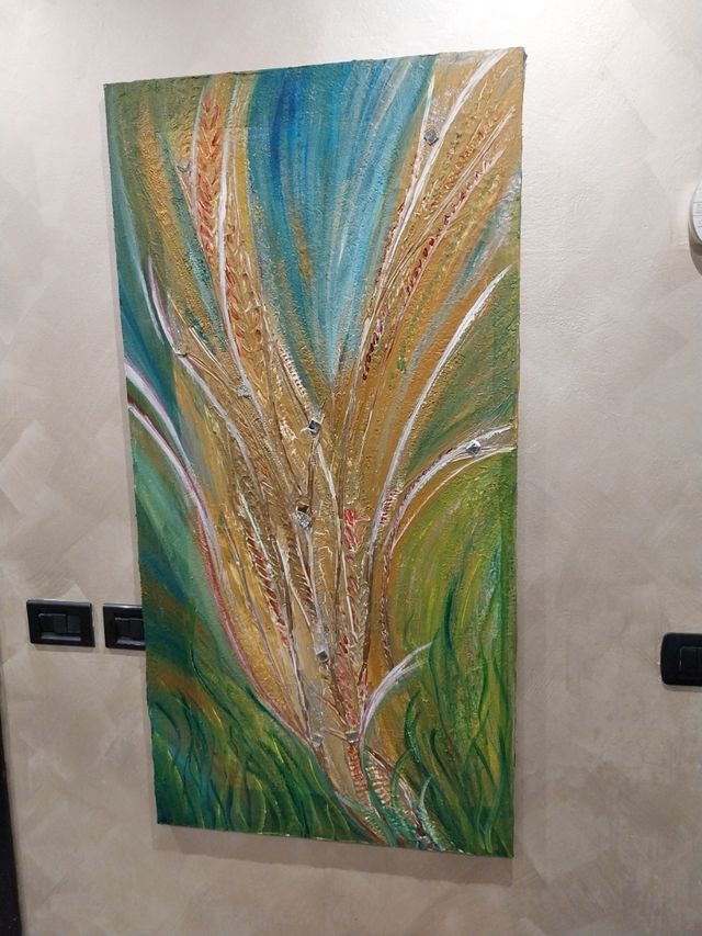 Quadro astratto Granoturco