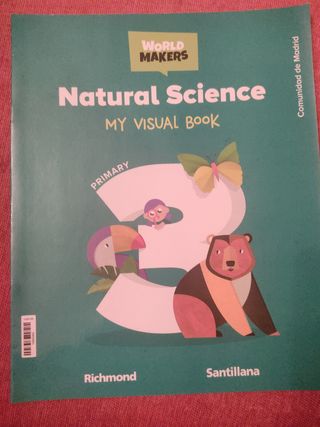 Libro science  santillana  3 libros . Bien cuidado