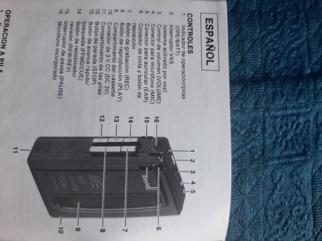 Grabadora con altavoces