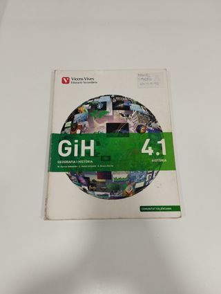 Libro Geografía e Historia l, Cuarto ESO