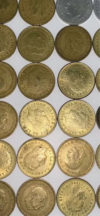 COLECCIÓN 60 MONEDAS 1 PESETA FRANCO ESPAÑA