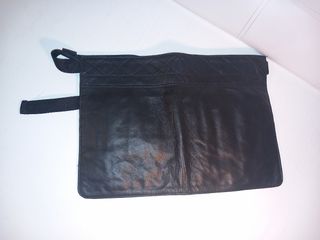 Manta pinceles maquillador cuero auténtico