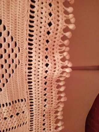 Colcha  artesanal vintage 1'35 - 1'05 - 90
