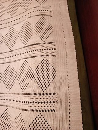 Colcha  artesanal vintage 1'35 - 1'05 - 90