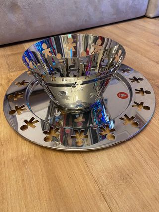 Disco e portafrutta girotondo Alessi