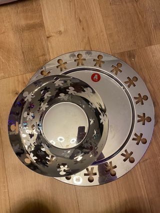 Disco e portafrutta girotondo Alessi