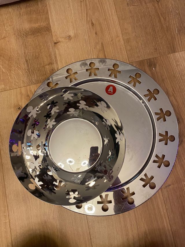 Disco e portafrutta girotondo Alessi