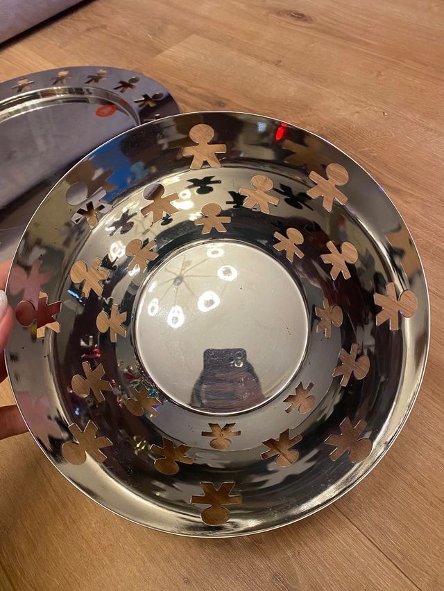 Disco e portafrutta girotondo Alessi